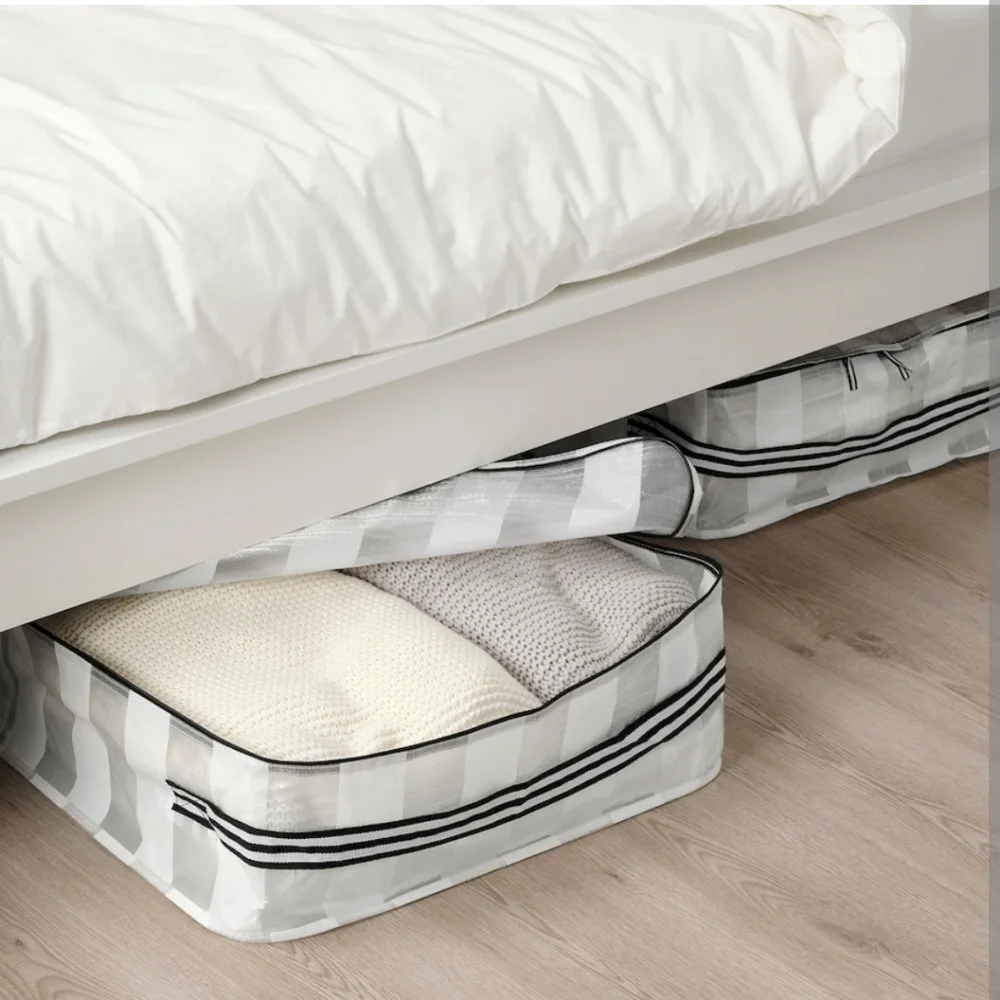 Two IKEA Zip Storage Case